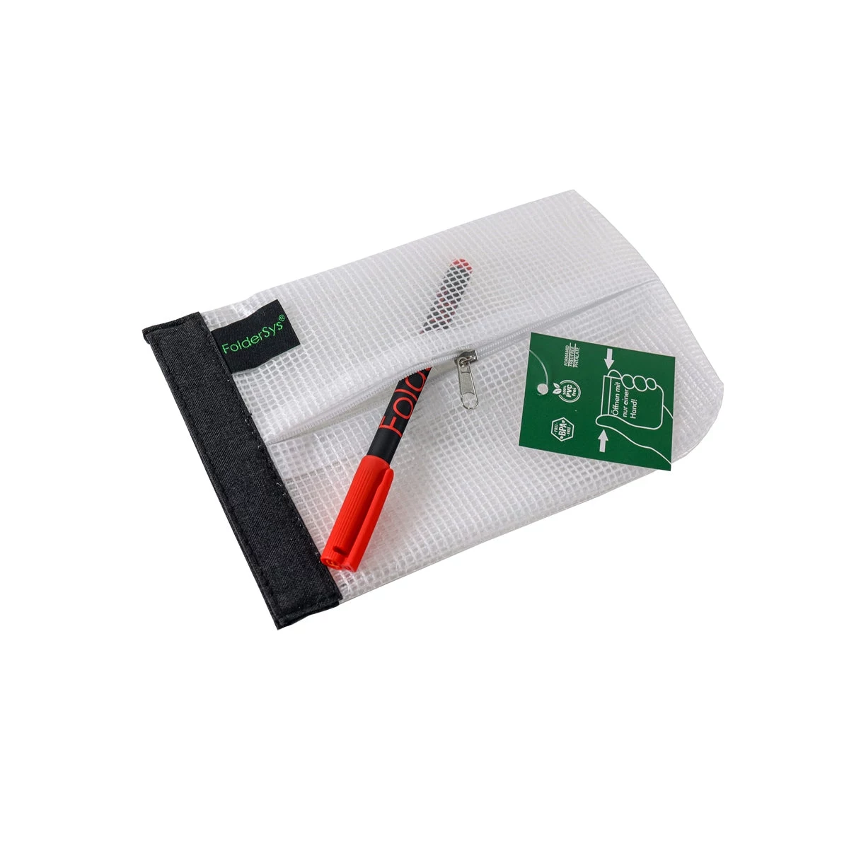 FolderSys SnapBag DIN A6 Clear Transparent