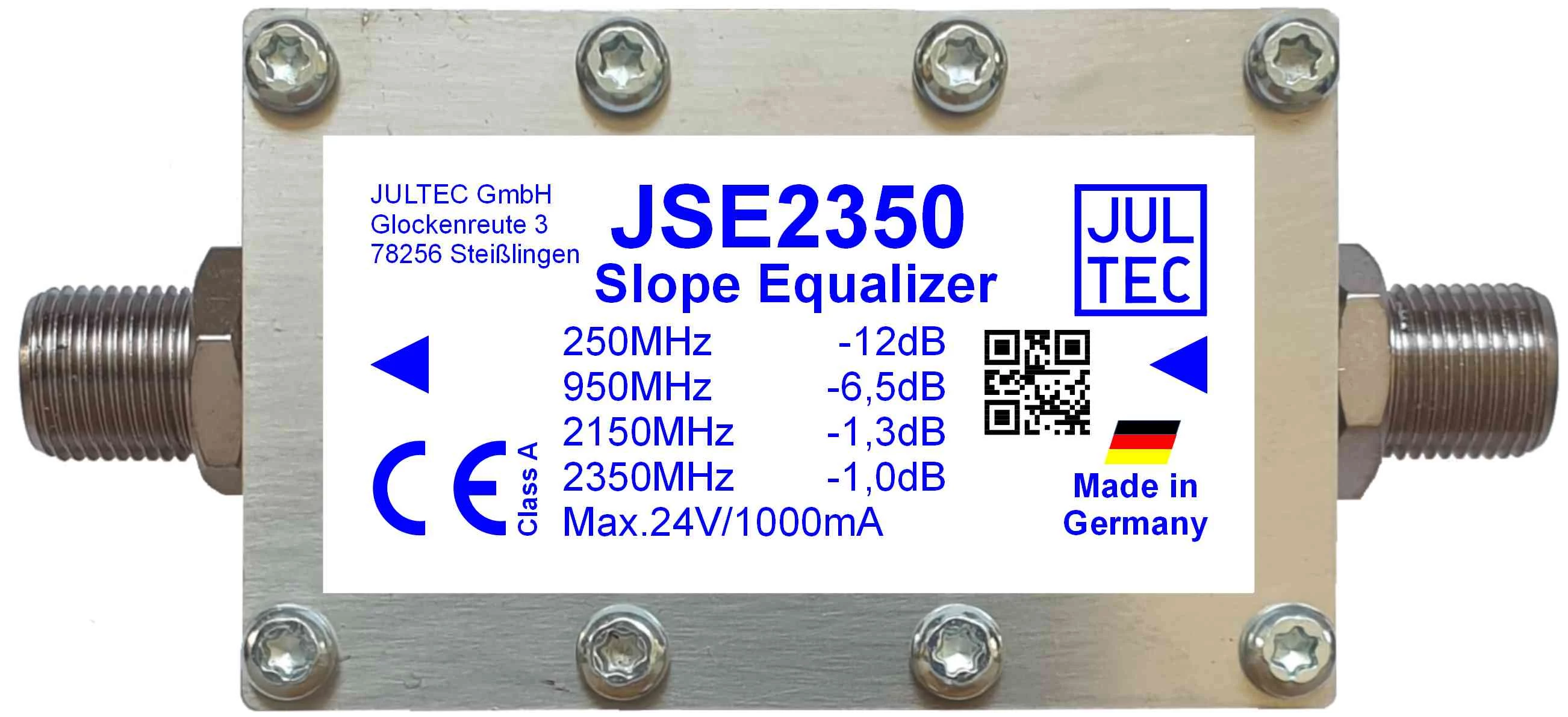 JULTEC JSE2350 Broadband SAT-IF Line Equalizer