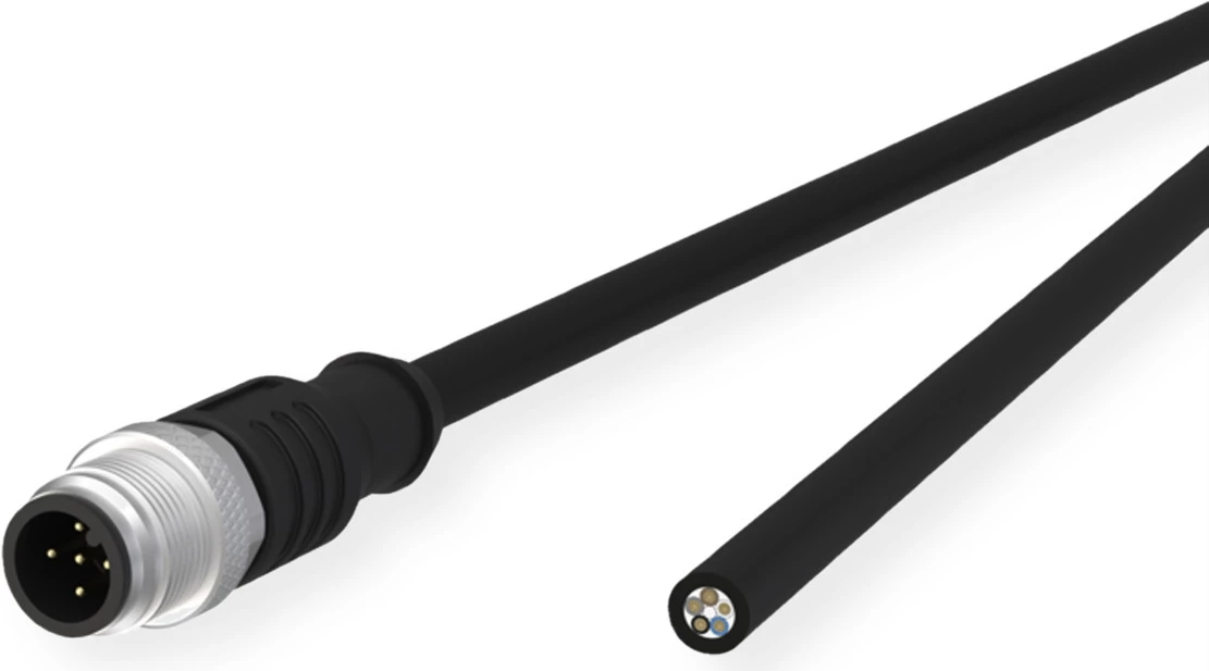 METZ CONNECT Network Cable 5-pin M12-A