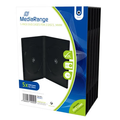 MEDIARANGE Retail Pack DVD Case Double
