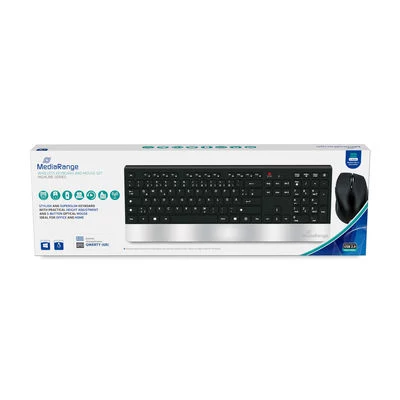 MediaRange bezvadu tastatūras un peles komplekts