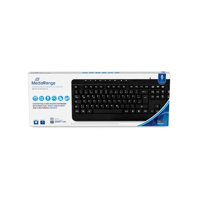 MediaRange vadu multimediju tastatūra, QWERTY (GR)