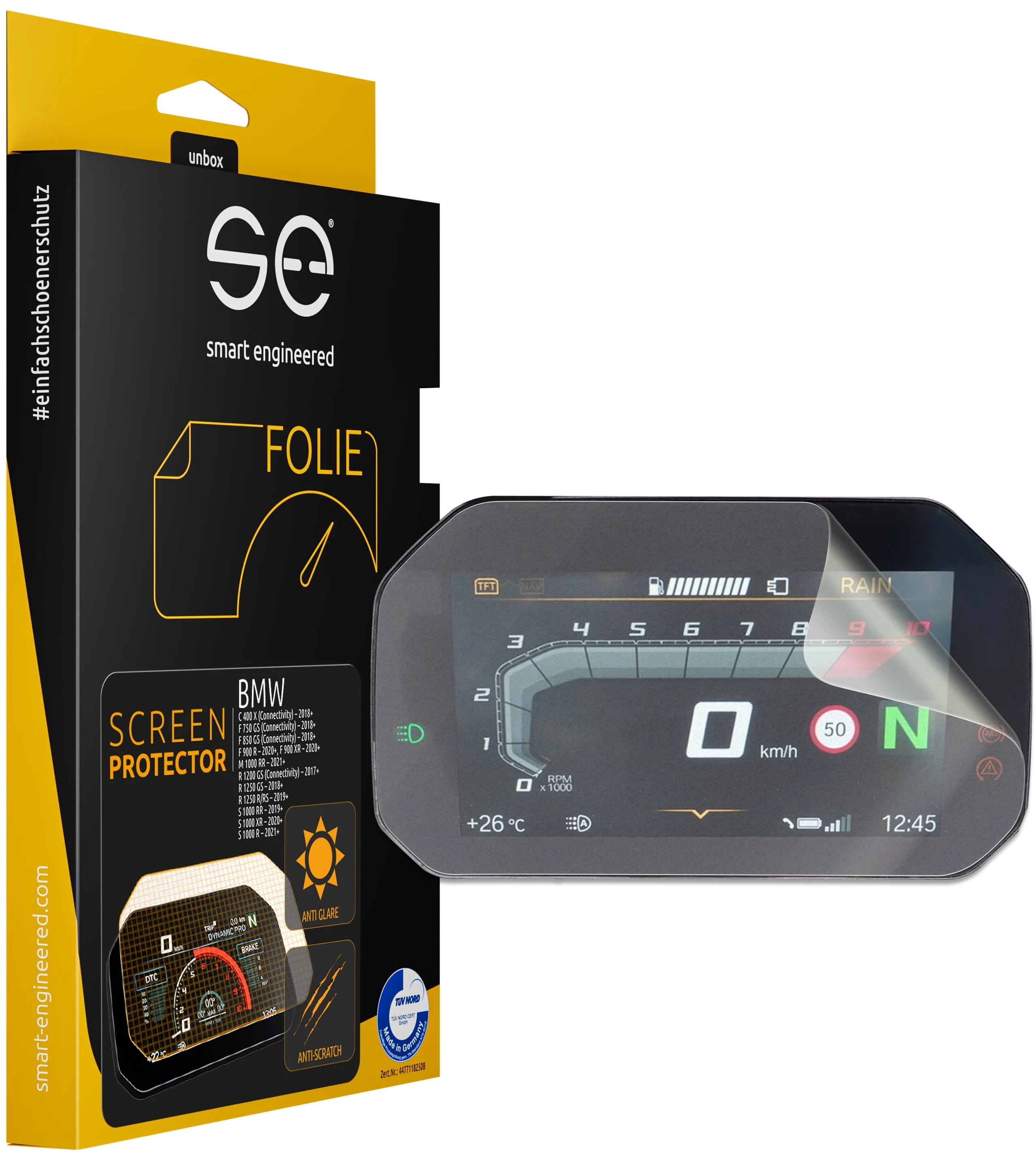 Smart.engineered se Anti-Glare 3D Dashboard