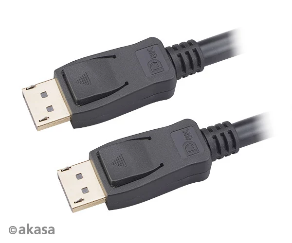 Akasa AK-CBDP23-50BK DisplayPort 1.4 kabelis