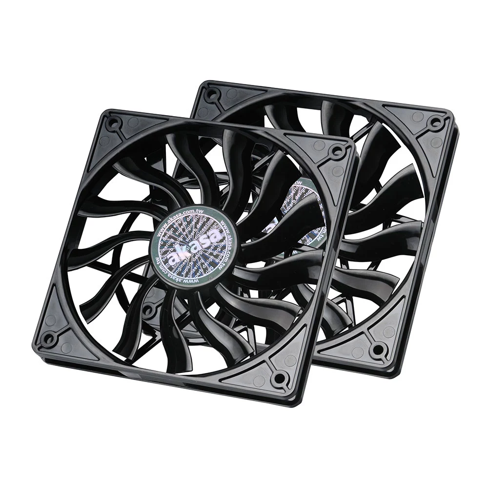Akasa SlimFan 12015 EBR/PWM 2pcs Bundle