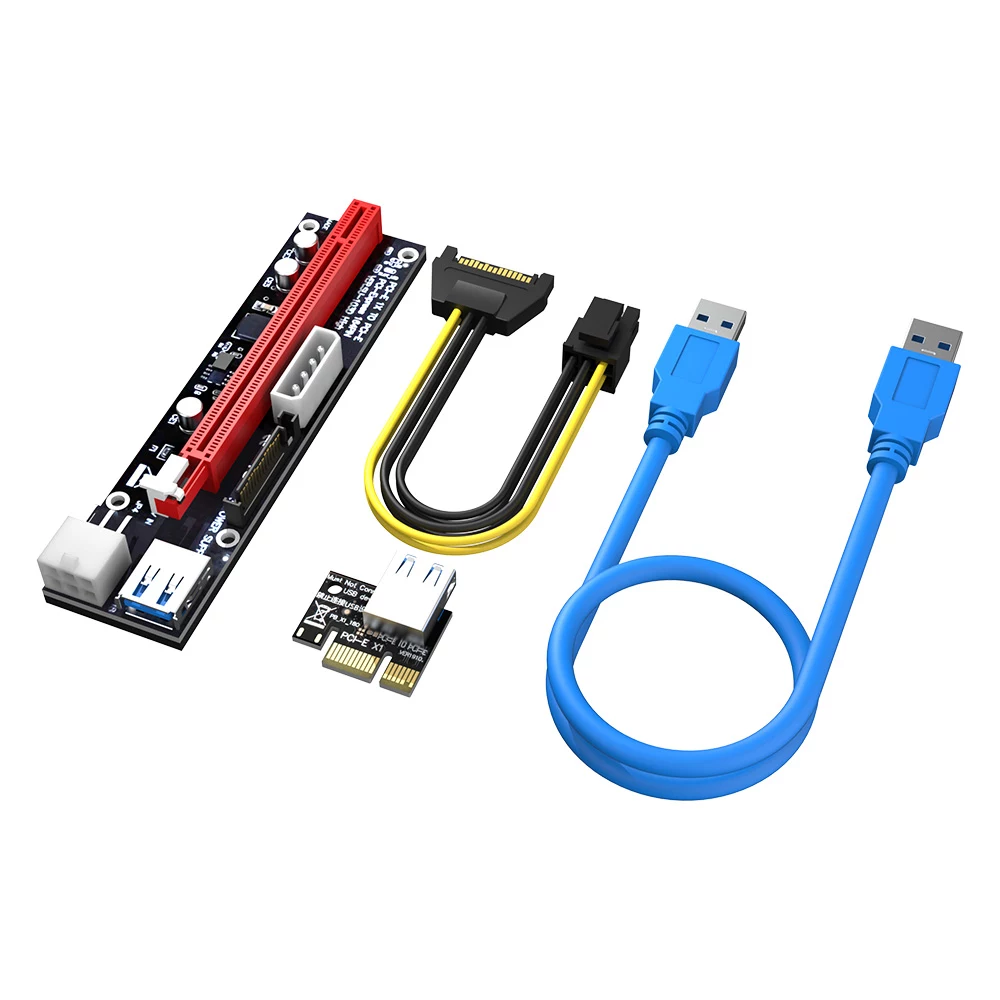 Akasa 6 Sets PCIe Riser Adapter