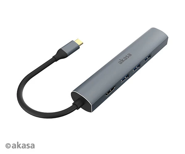 Akasa AK-CBCA22-18BK USB-C Multiport Adapter -