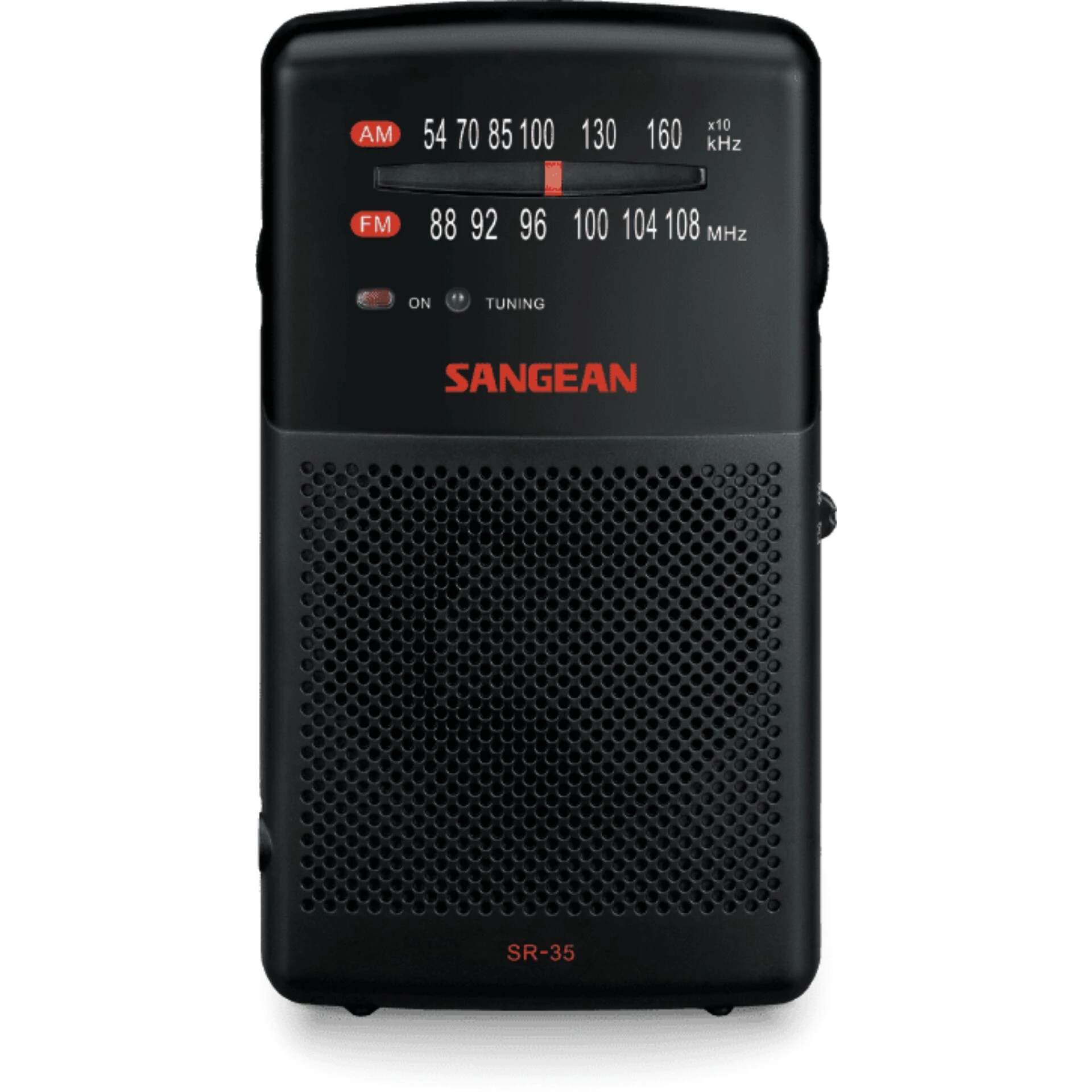 Sangean SR-35 Black portatīvais AM/FM analogais