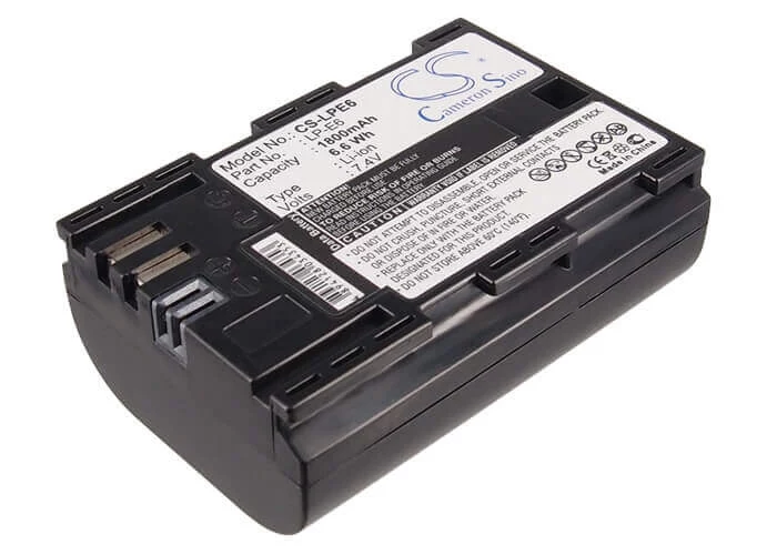 CAMERON SINO CS-LPE6 rezerves akumulators Canon