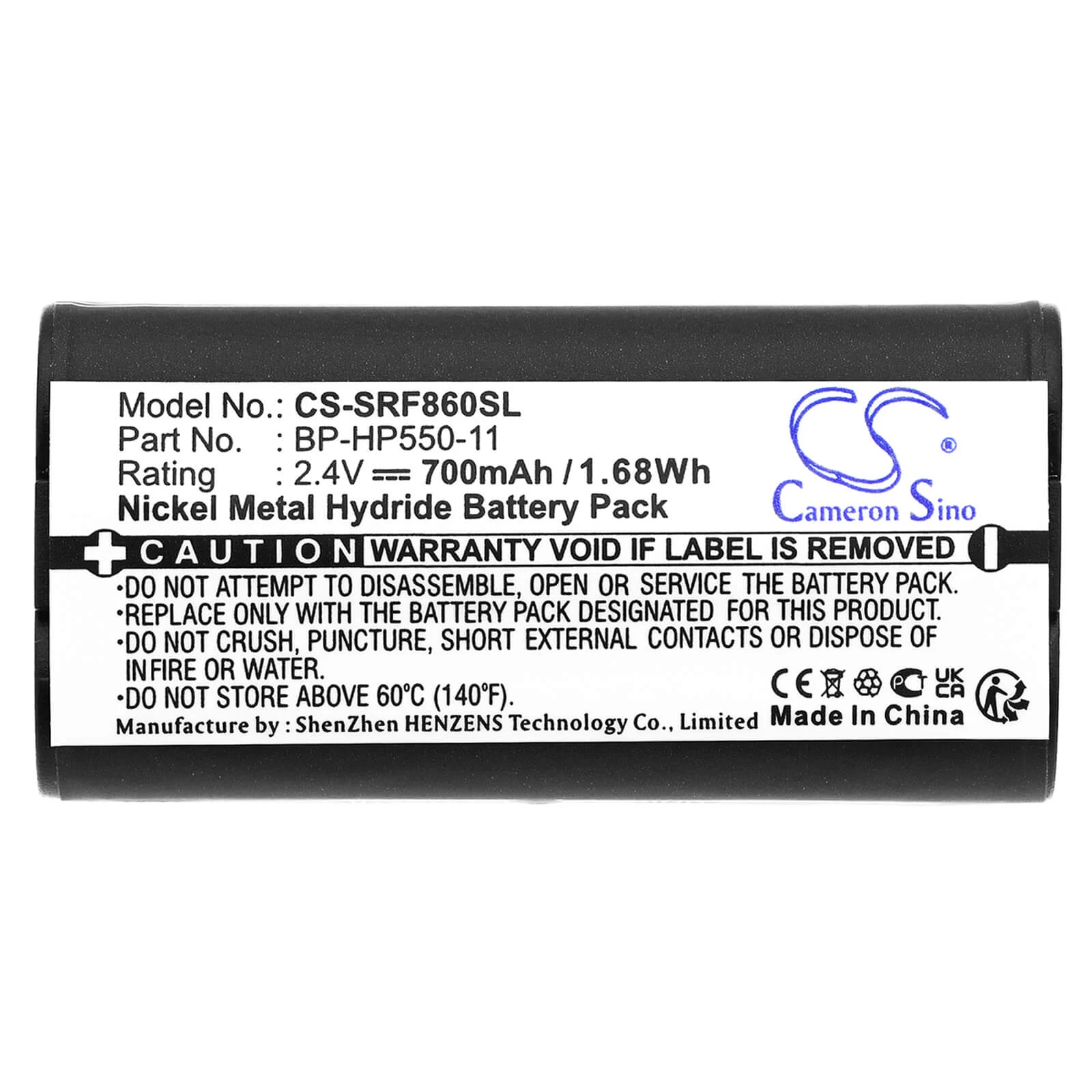Cameron Sino Battery Type BP-HP550-11 for