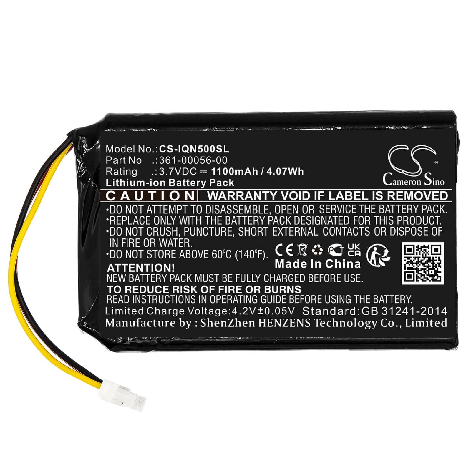 Cameron Sino Replacement Battery 1200mAh 3