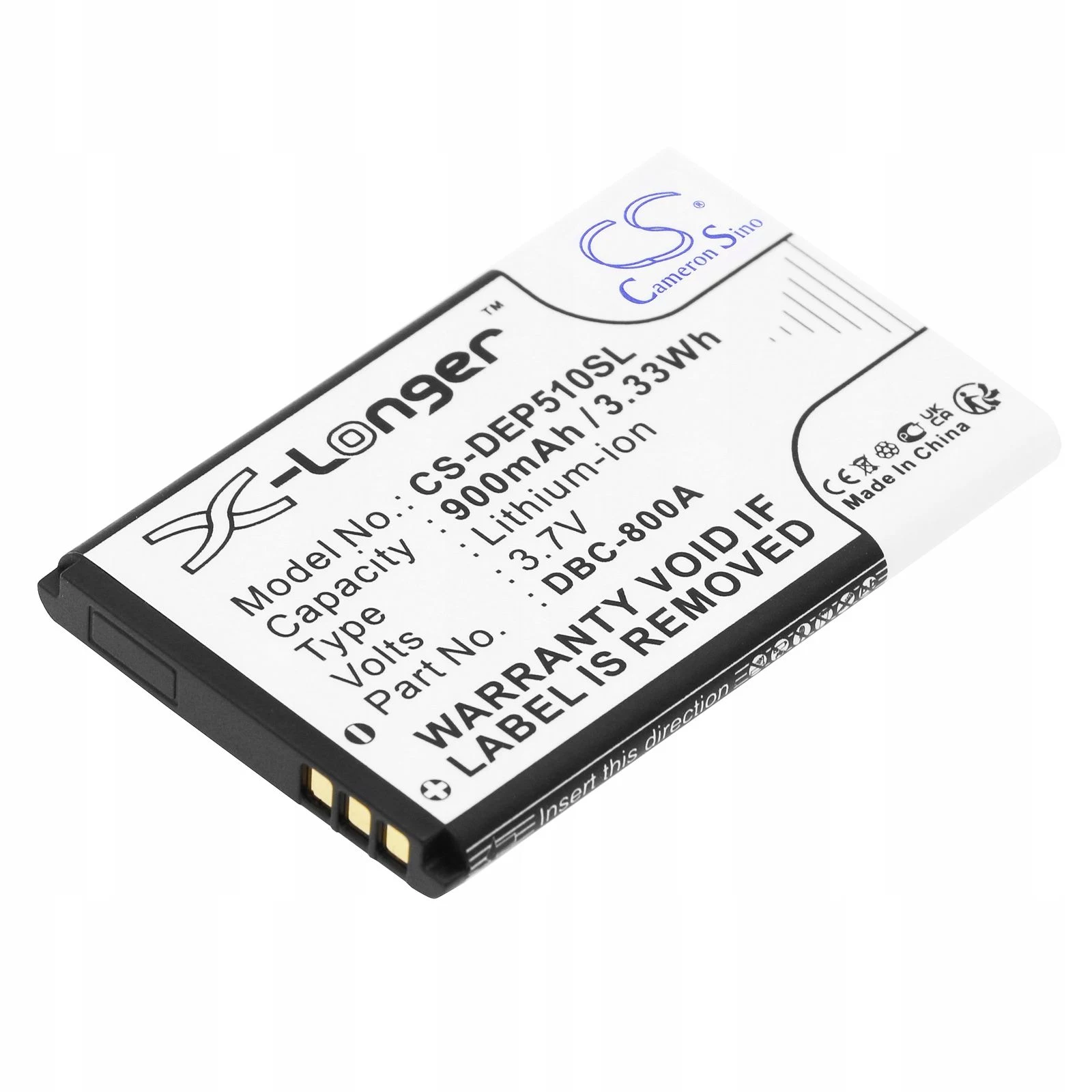 CAMERON SINO Battery Type Qilive 886337