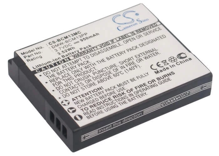CAMERON SINO Replacement Battery DMW-BCM13 DMW-BCM13E