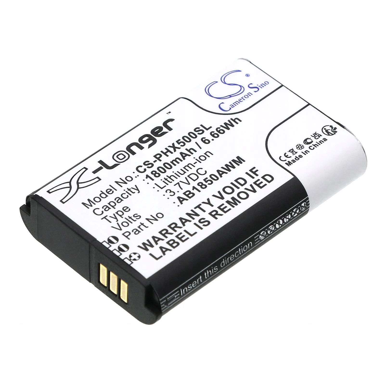 Cameron Sino Battery AB1850AWM AB1720AWM for