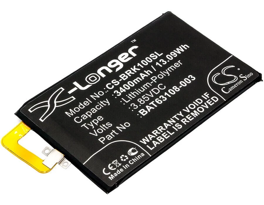 CAMERON SINO Battery BAT63108-003 TLP034E1DO BlackBerry