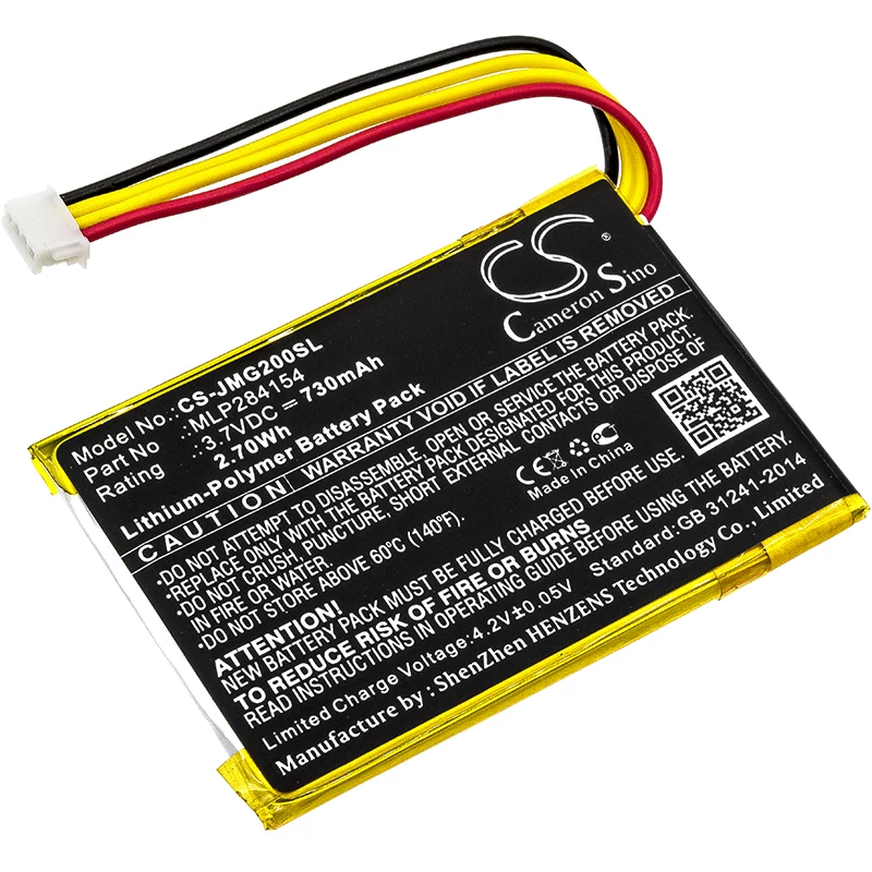 CAMERON SINO Replacement Battery MLP284154 for