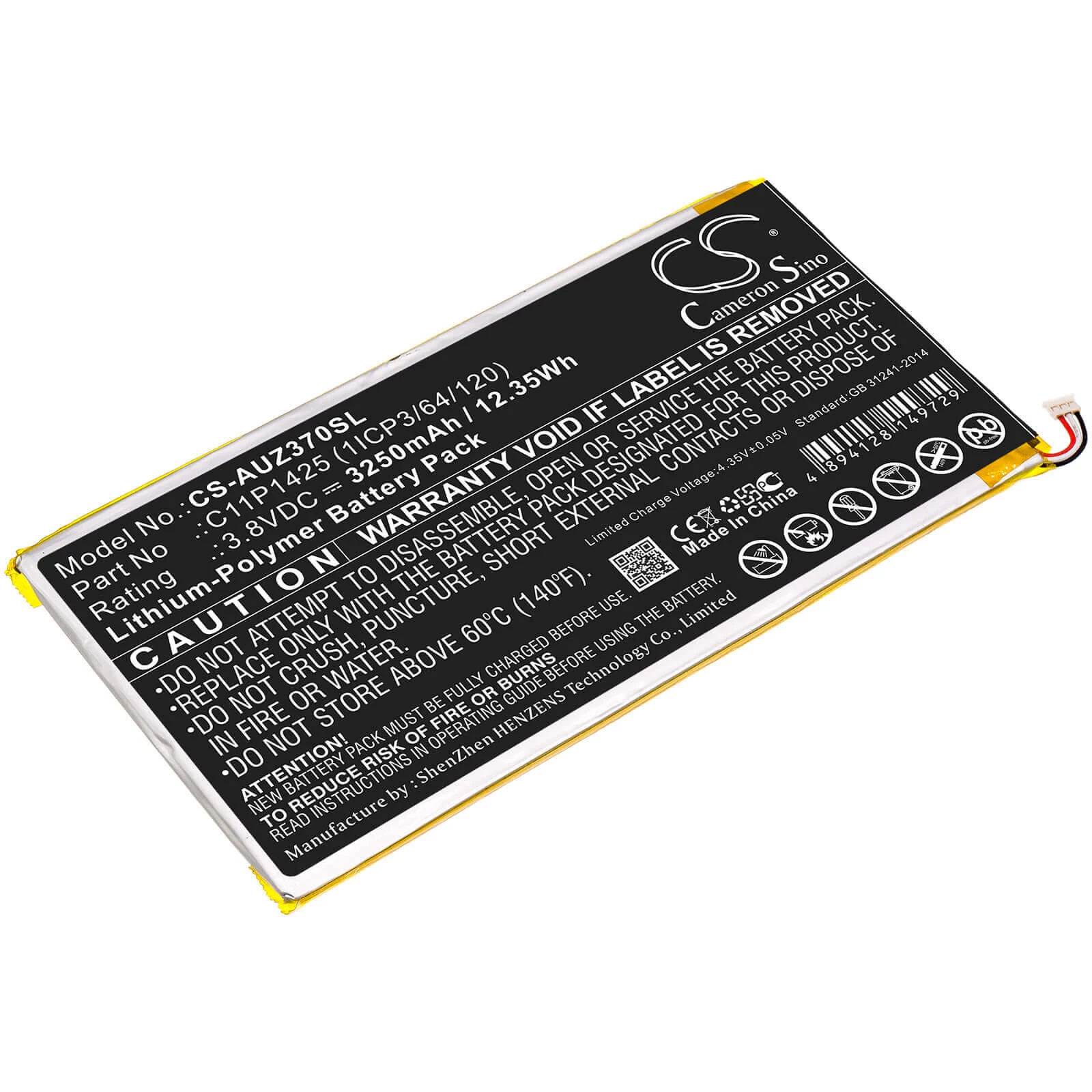 CAMERON SINO Akumulators 0B200-01510100 C11P1425 ASUS