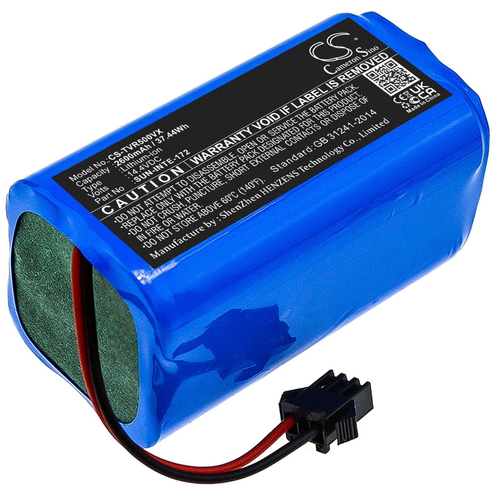 CAMERON SINO Battery T. Sun-inte-273 Sun-inte-172