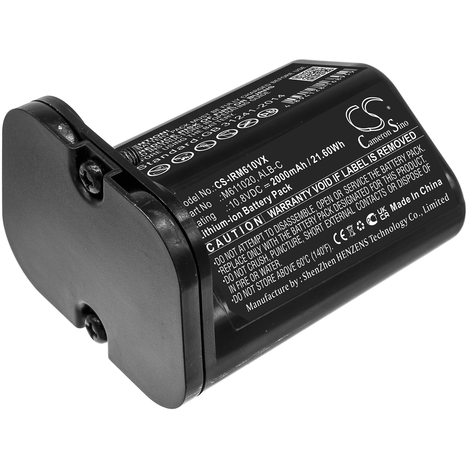 Cameron Sino Battery Type ALB-C M611020