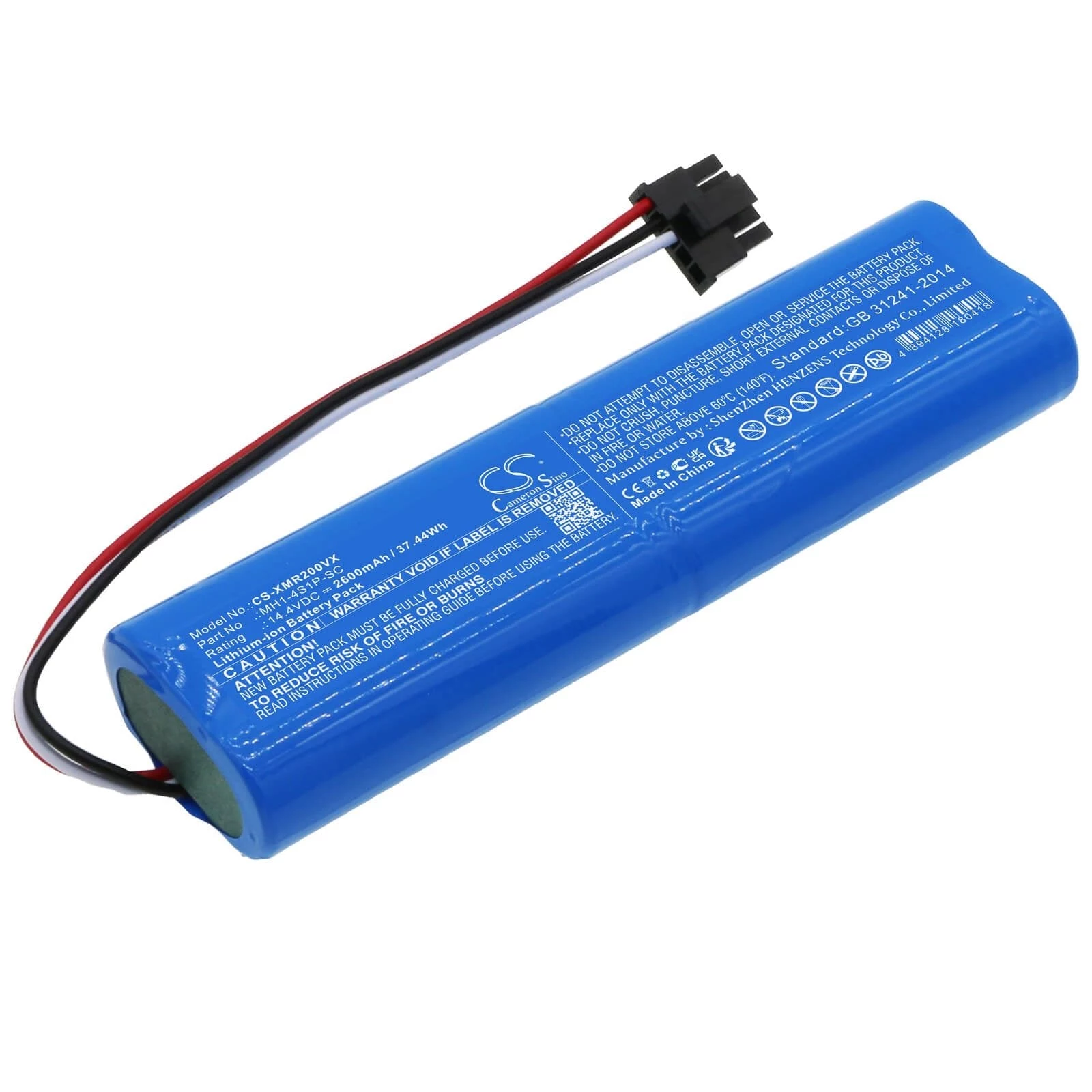 CAMERON SINO Battery Type 18650 MH1-4S1P-SC