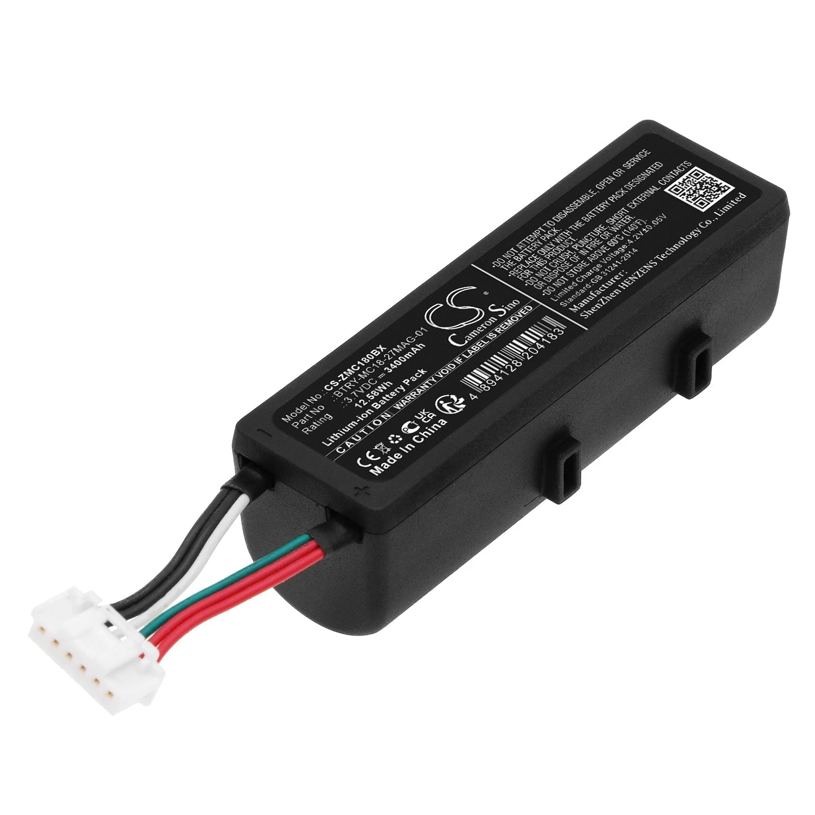 Cameron Sino Battery Type BTRY-MC18-27MAG-01 for