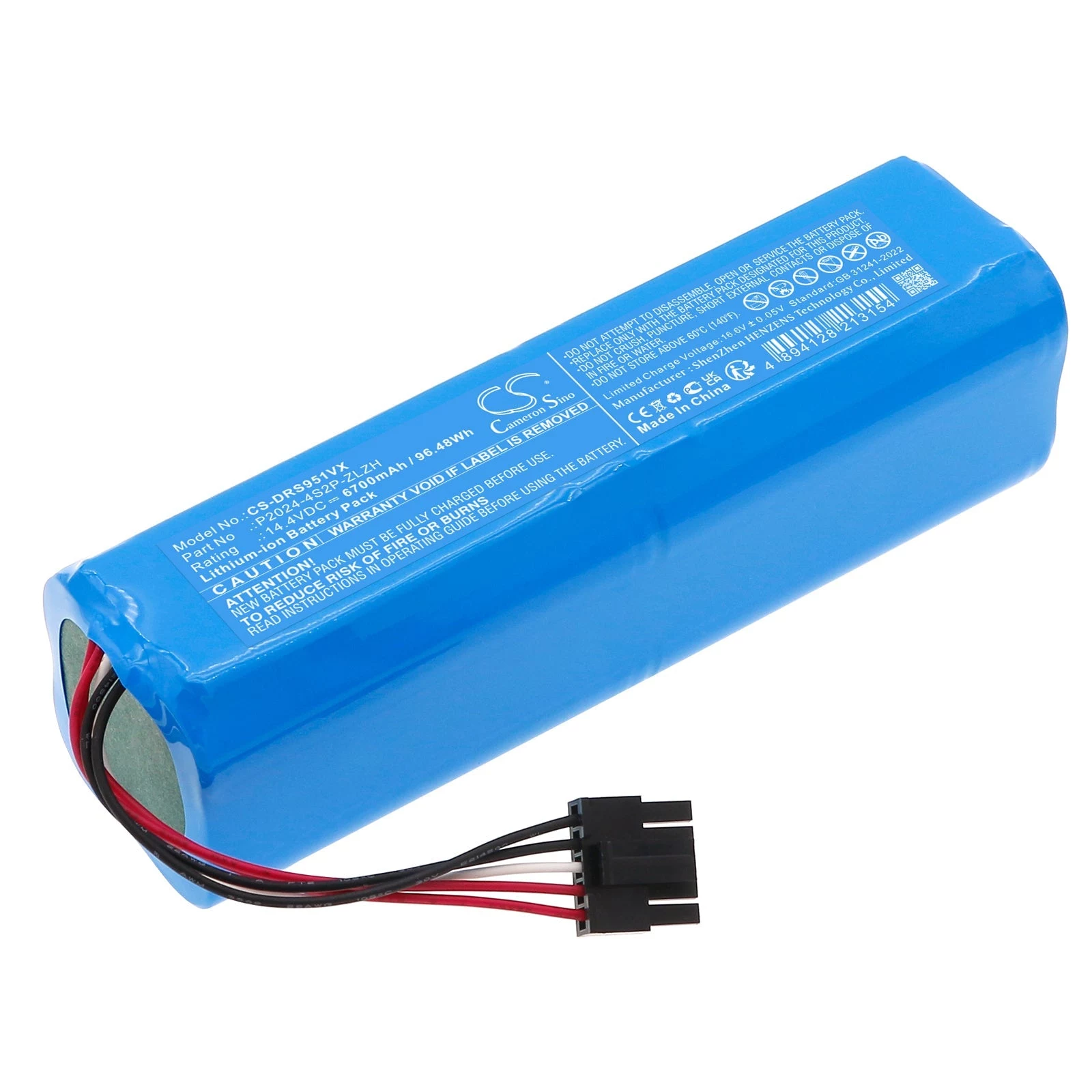 CAMERON SINO Battery P2024-4s2p-zlzh Dreame Rls95he