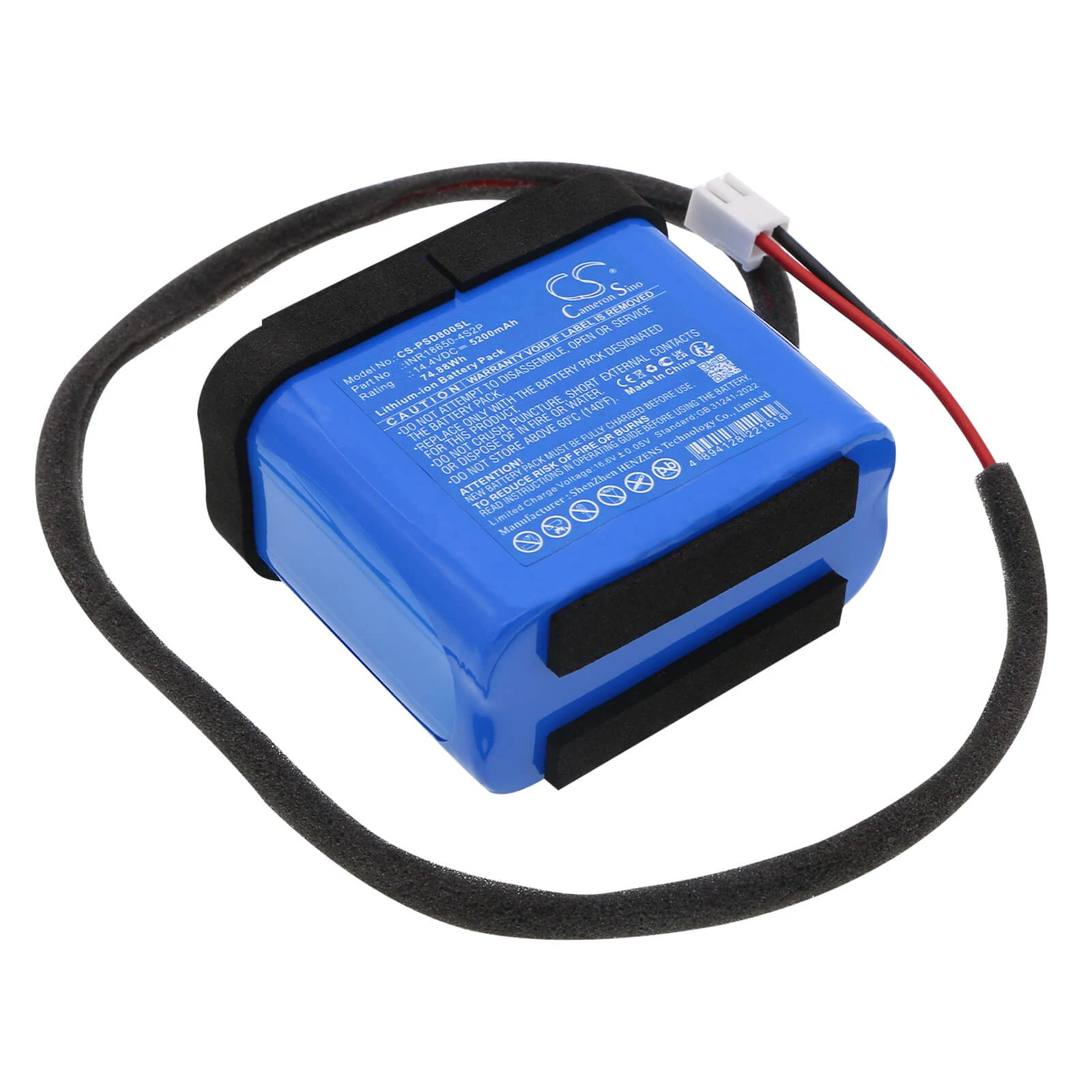 CAMERON SINO Replacement Battery INR18650-4S2P 14