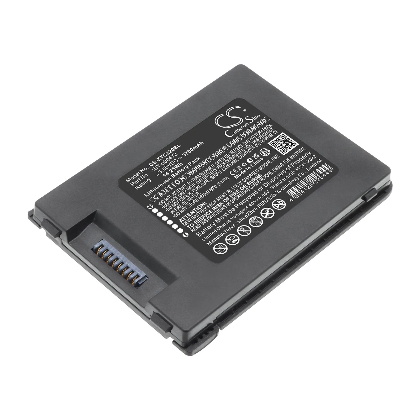 CAMERON SINO Replacement Battery for Zebra