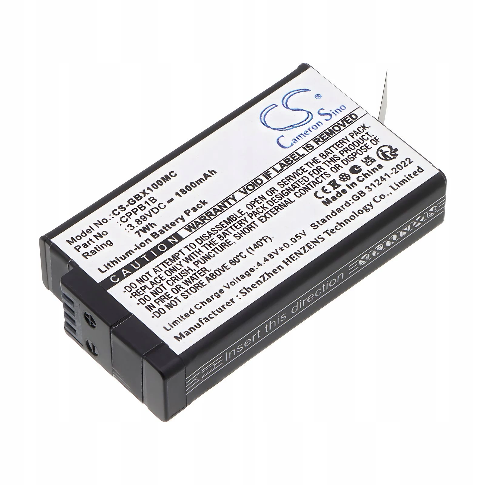 Cameron Sino Battery for GoPro Max