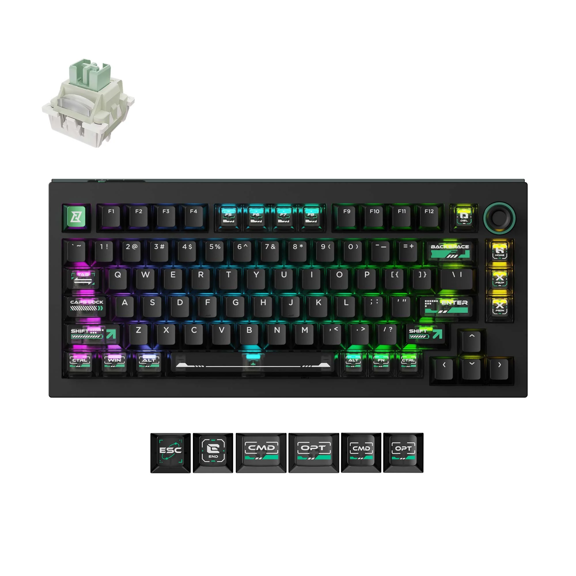 Keychron L5W-W1 Lemokey Magnetic Cyber 75%