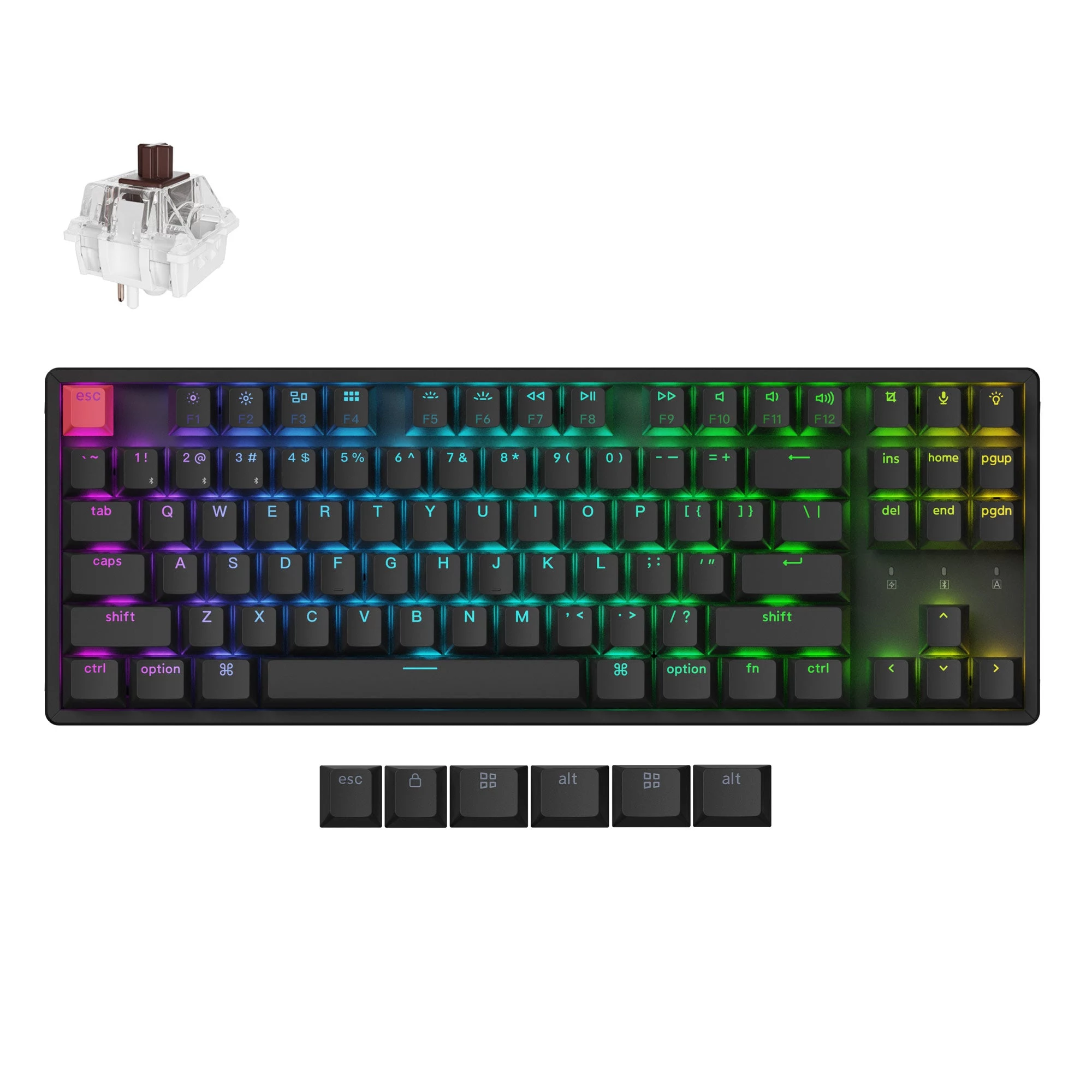 Keychron K8X-J3 80% TKL Brown Switch