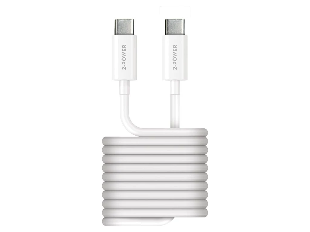 2-POWER 100W USB-C to USB-C kabelis