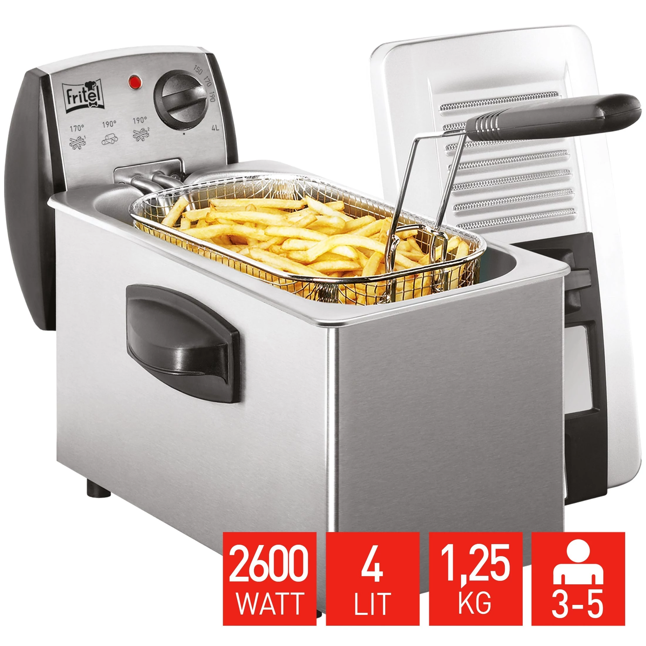 FRITEL Starter Deep Fryer 4 Liter