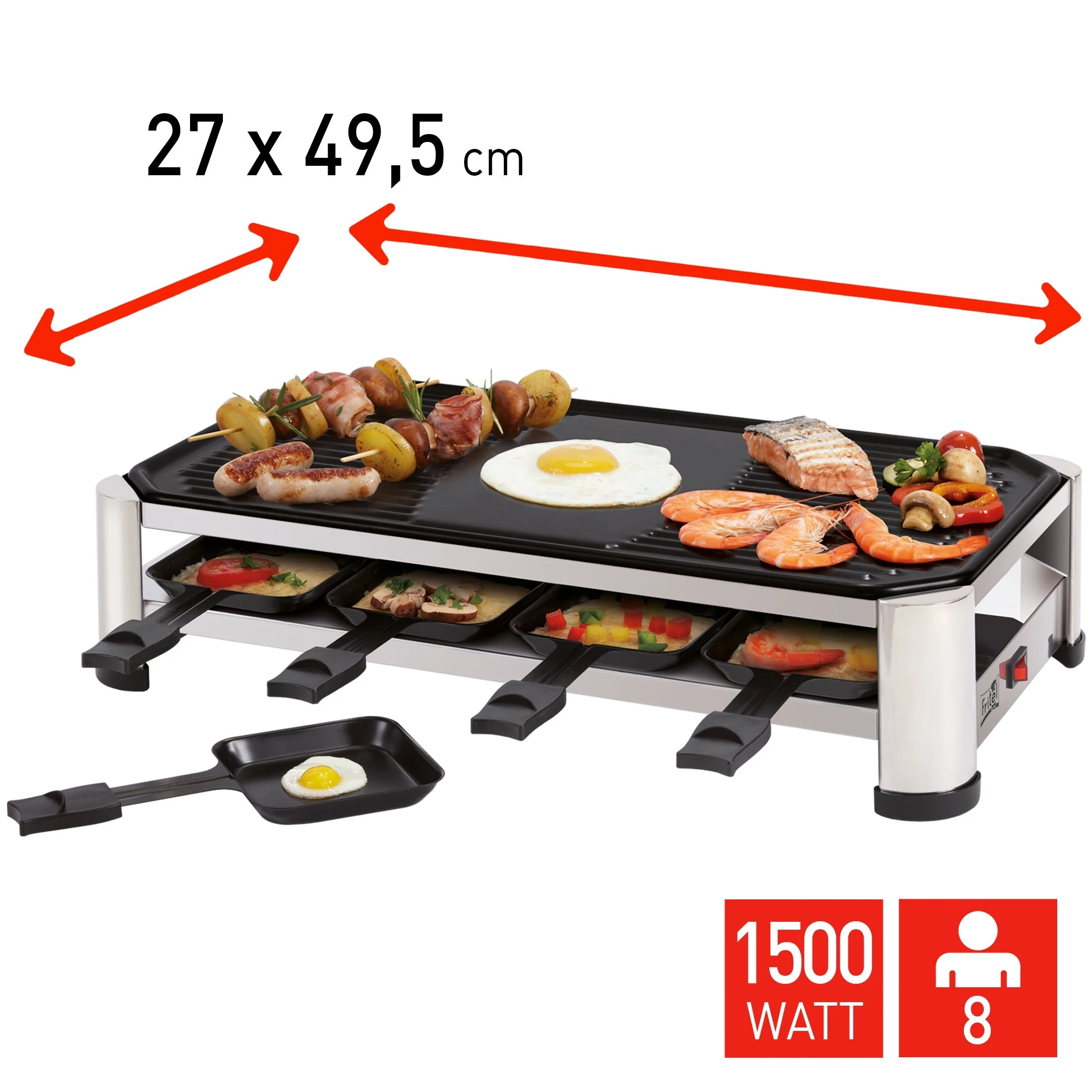 FRITEL RG 2170 Raclette Grill Stainless