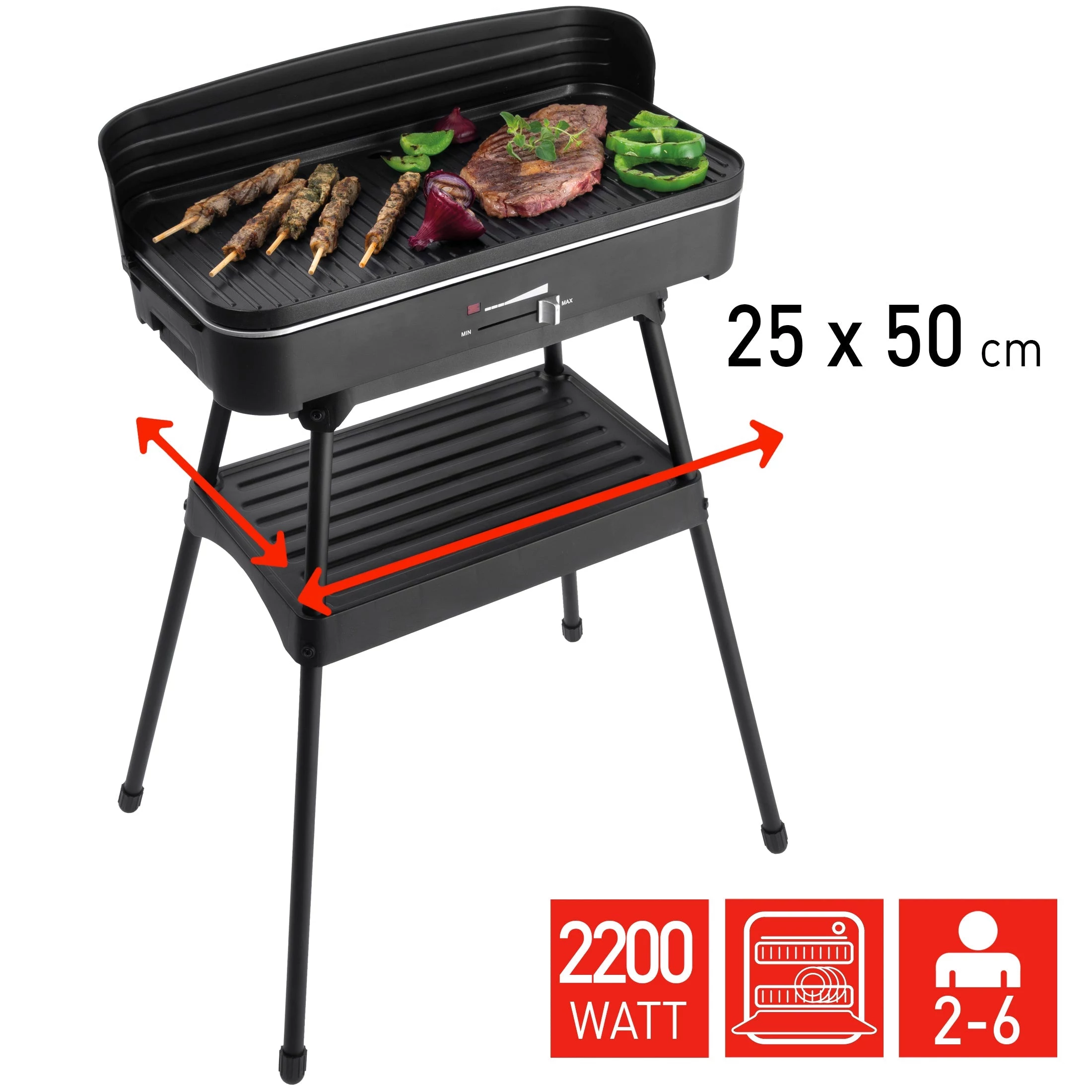 FRITEL Starter BBQ 2246 Elektriskais Bārbekjū