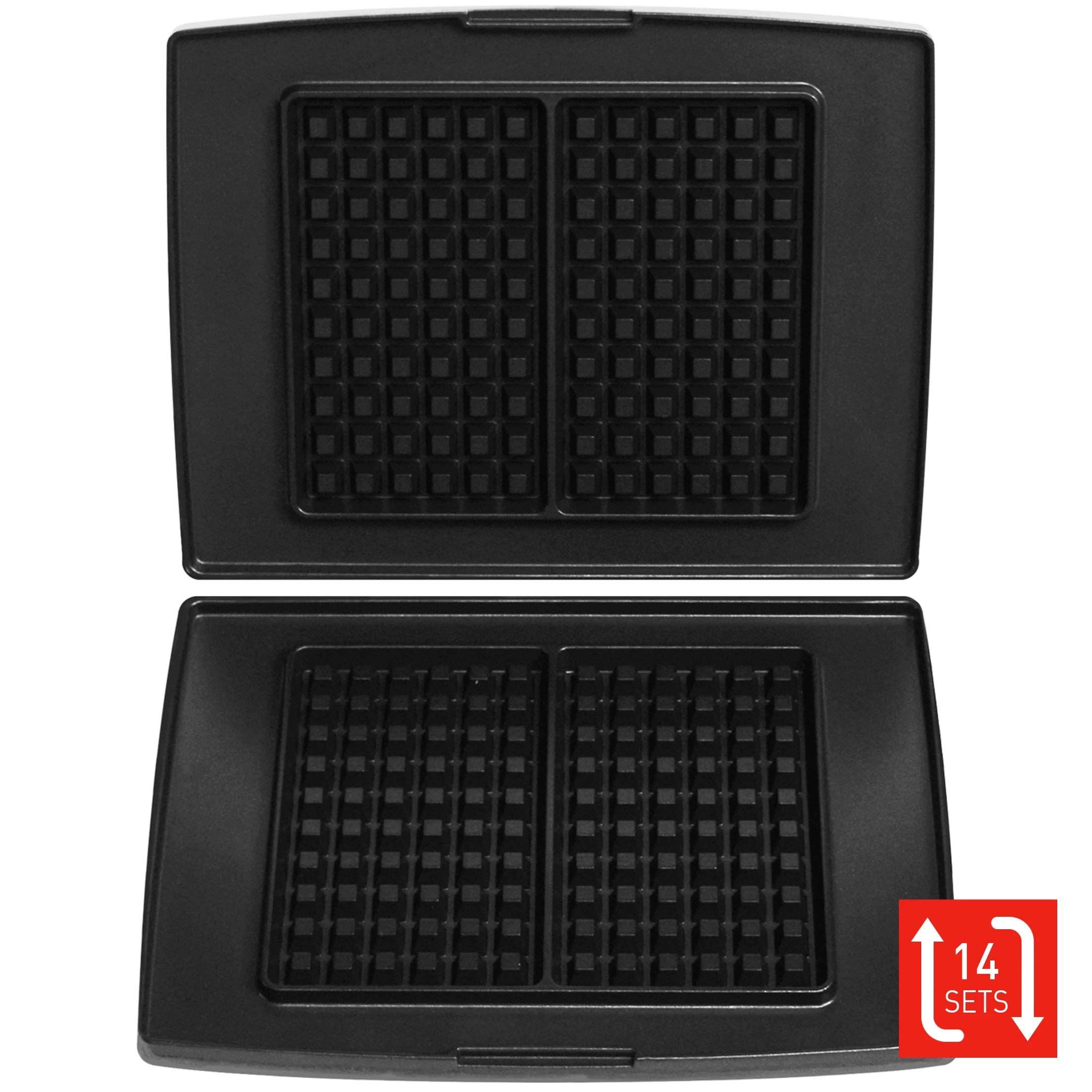 FRITEL Family Waffle Plate Set (2