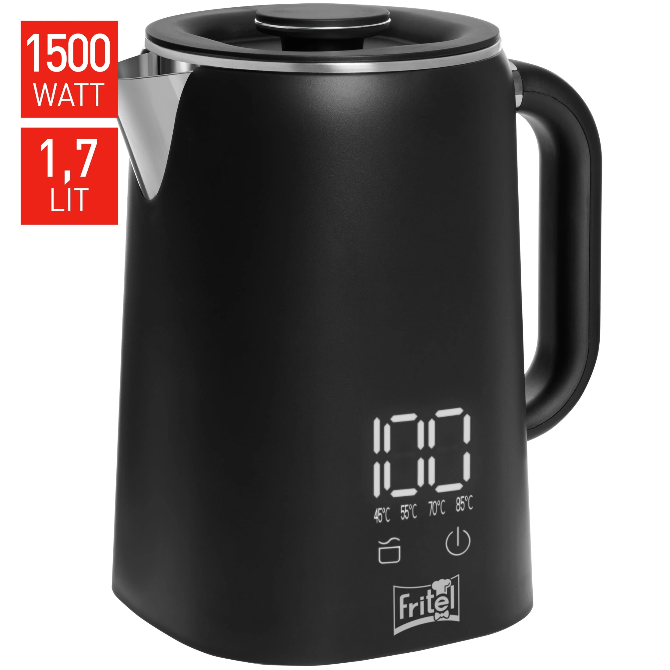 Fritel Kedel 1.7 Liter Black