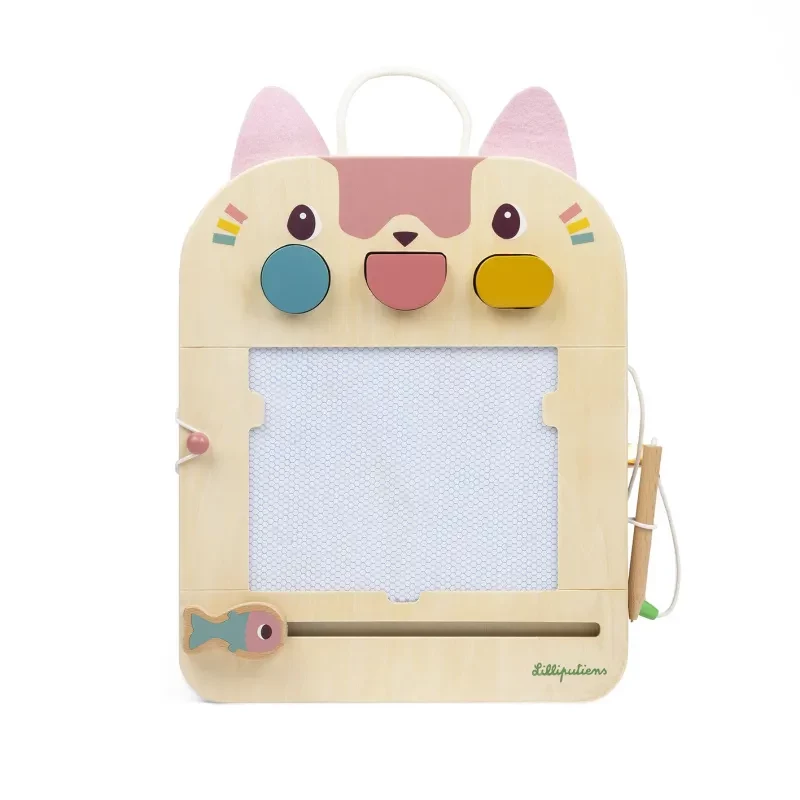 Lilliputiens Wooden Magnetic Drawing Board –