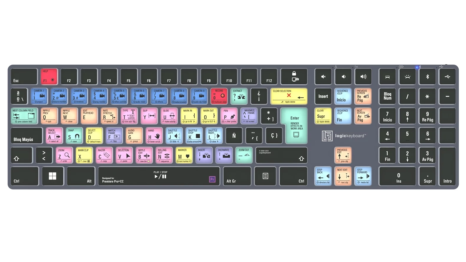 Logickeyboard Adobe Premiere Pro CC Titan