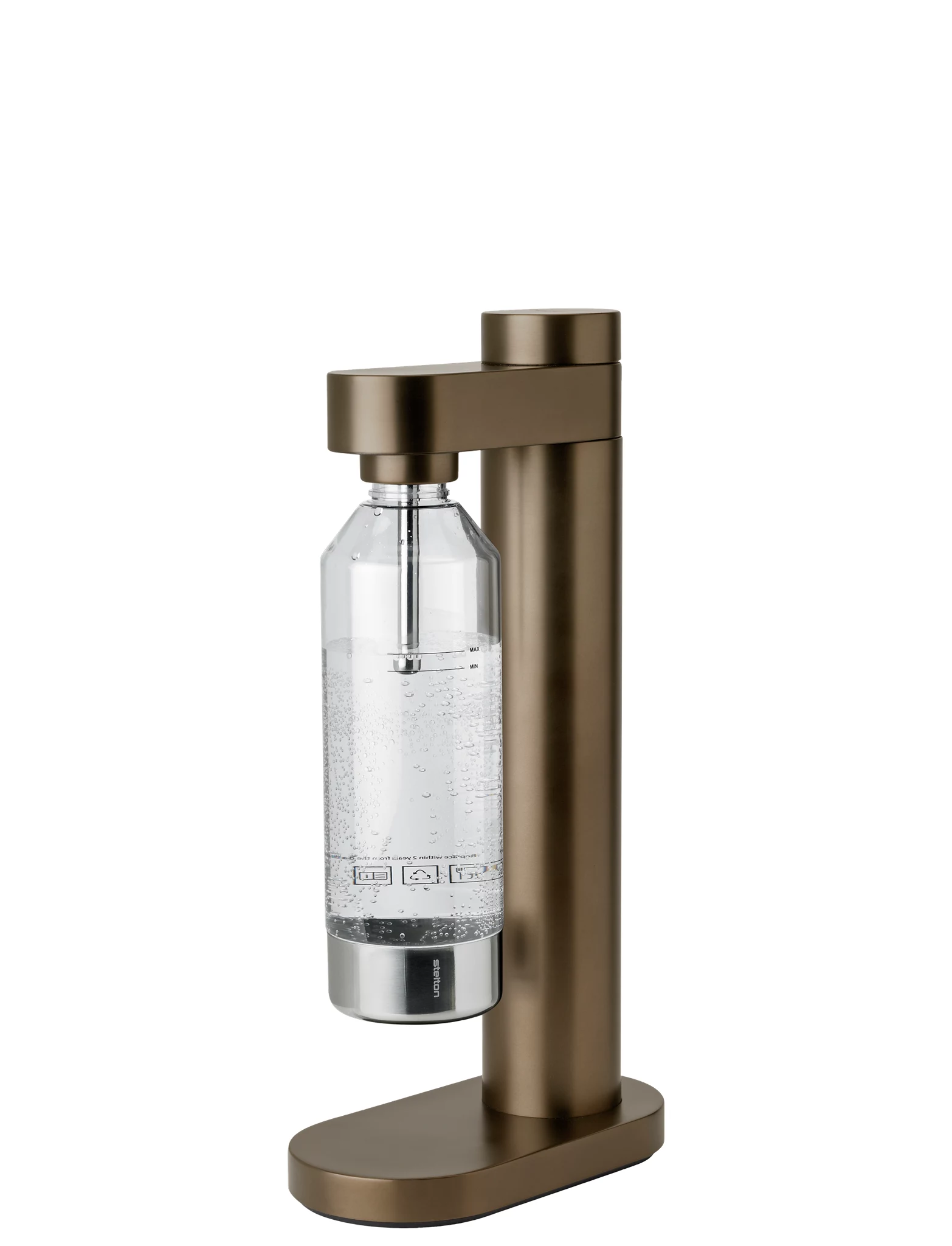 Stelton Brus Carbonator Dark Brown Metallic