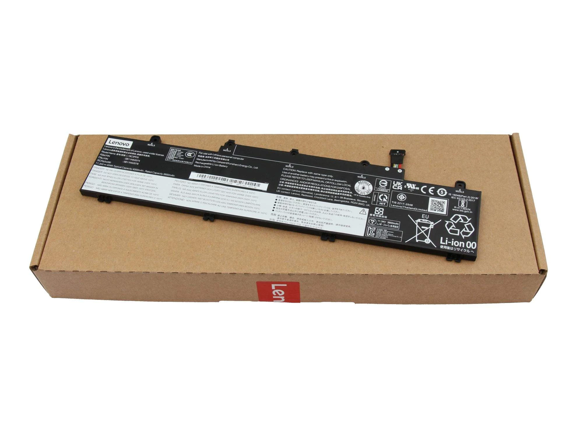 Lenovo ThinkPad 45Wh 3-Cell Li-ion Internal
