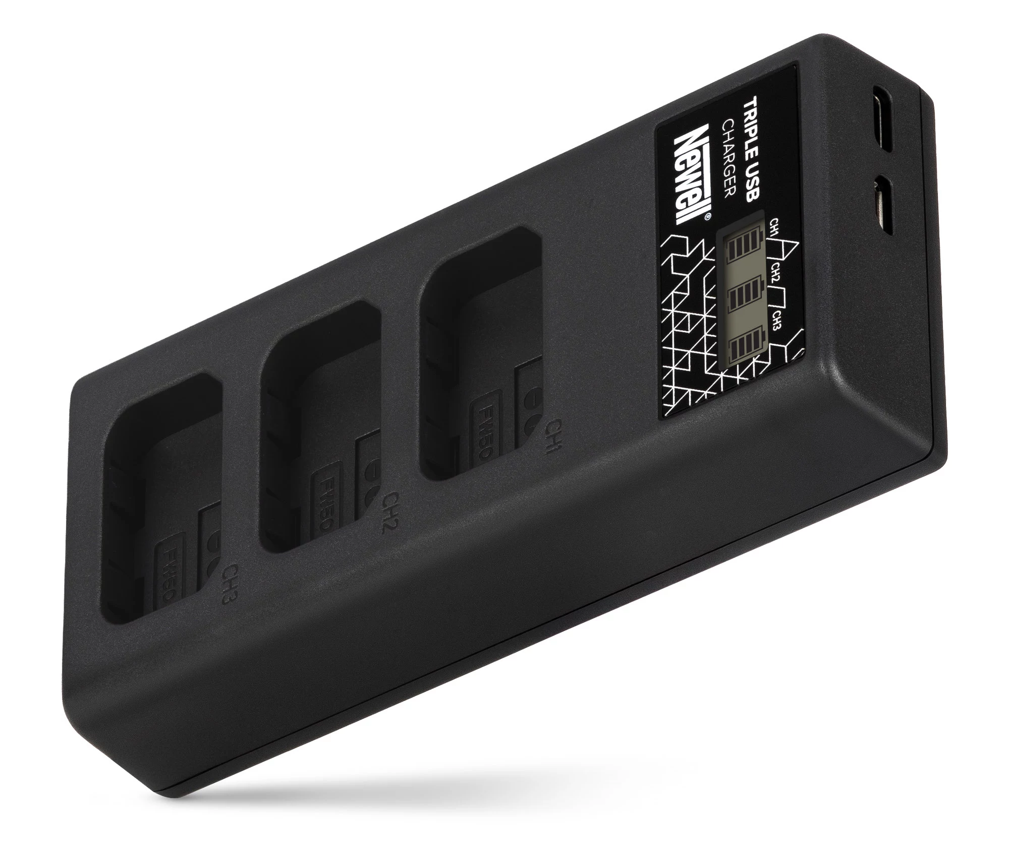 Newell CD-USB-C Triple Channel Battery Charger