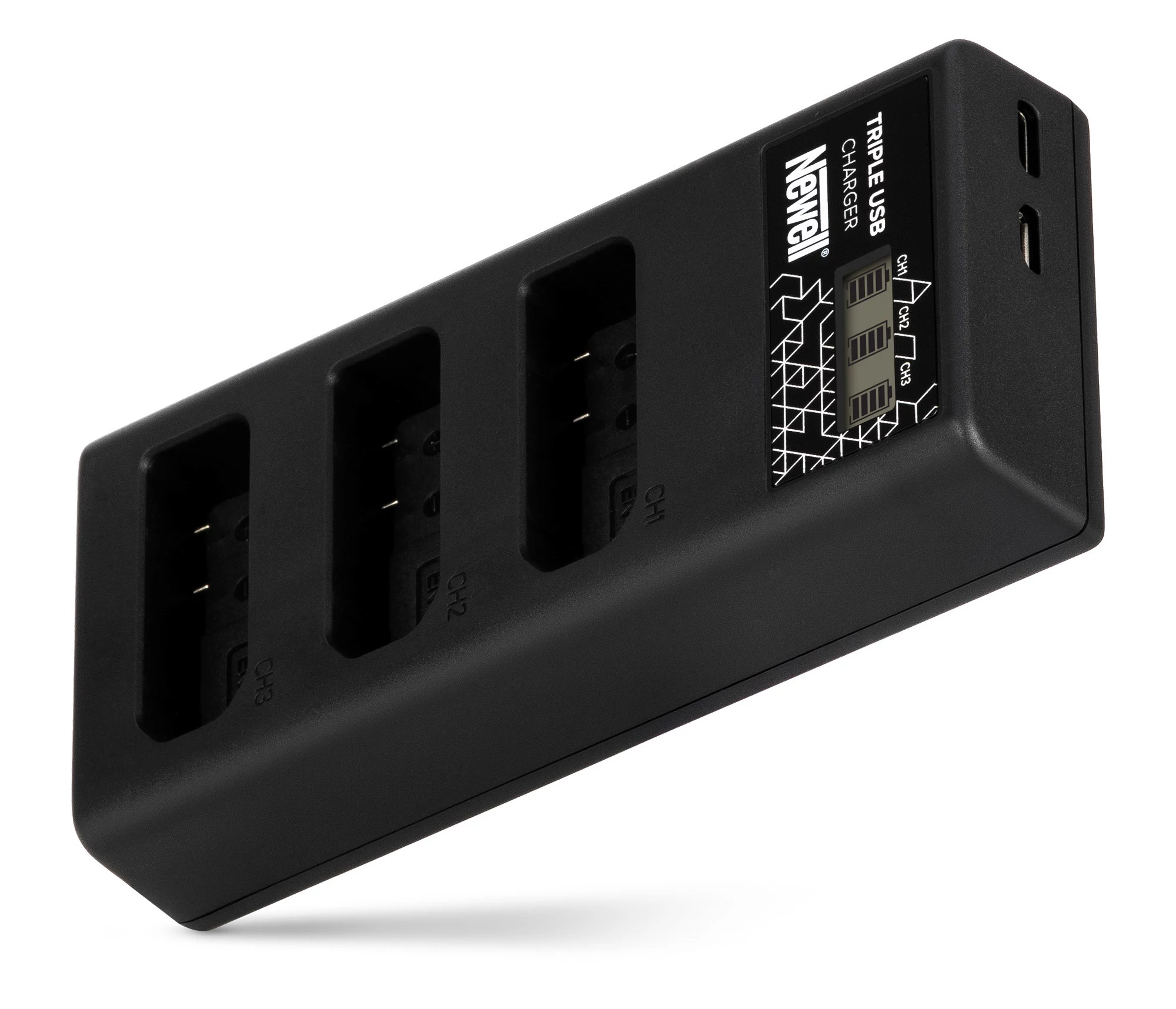 Newell CD-USB-C 3-Kanālu Akumulatoru Lādētājs Nikon