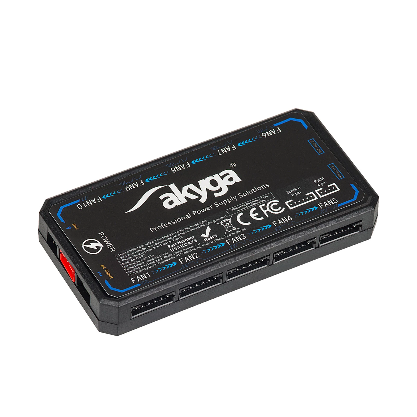 Akyga AK-CA-73 LED Fan & ARGB
