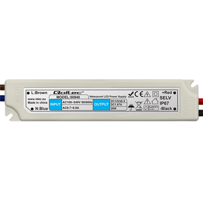 QOLTEC LED Switching Power Supply IP67