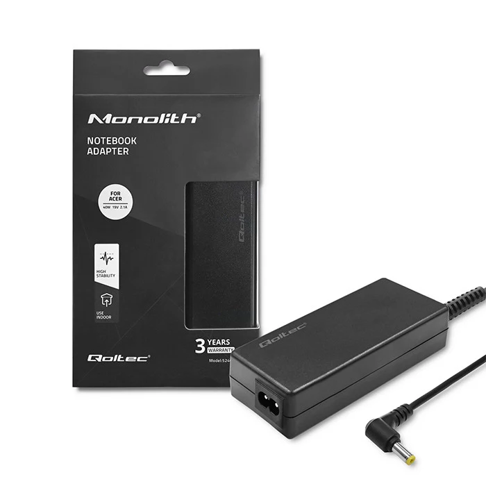 Qoltec 40W Laptop Power Adapter for