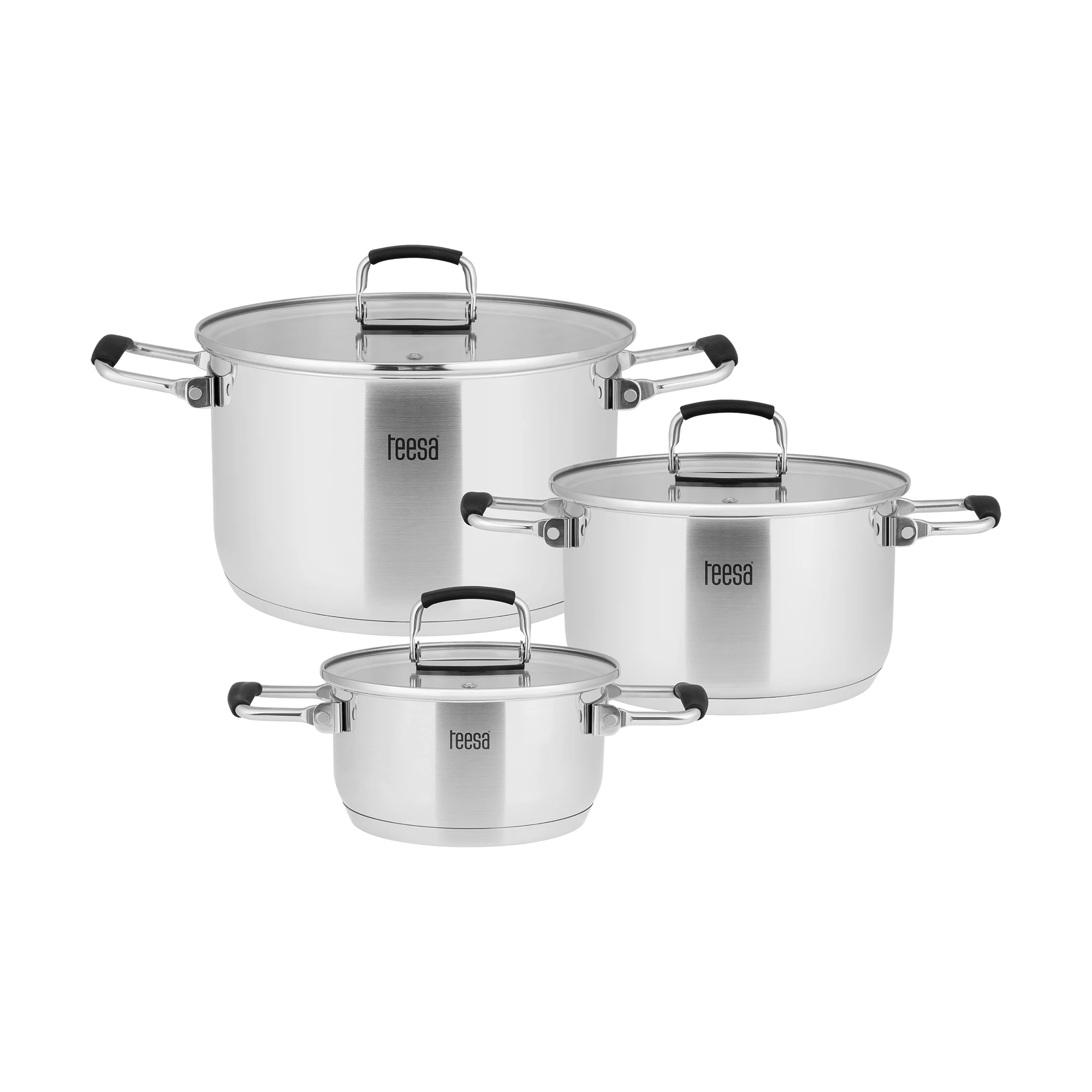 TEESA COOK PRIME 6-Daļīgais Trauku Komplekts