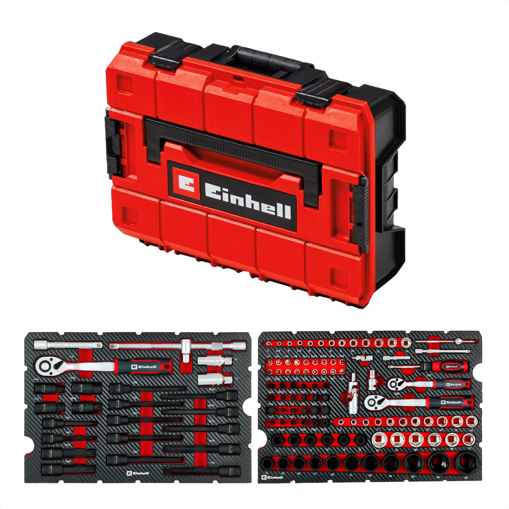 EINHELL-KWB E-Case Tool Case KFZ, 121-daļu