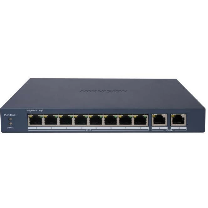 Hikvision DS-3E1510P-EI/M(B) LinkVu 10-Port Layer 2