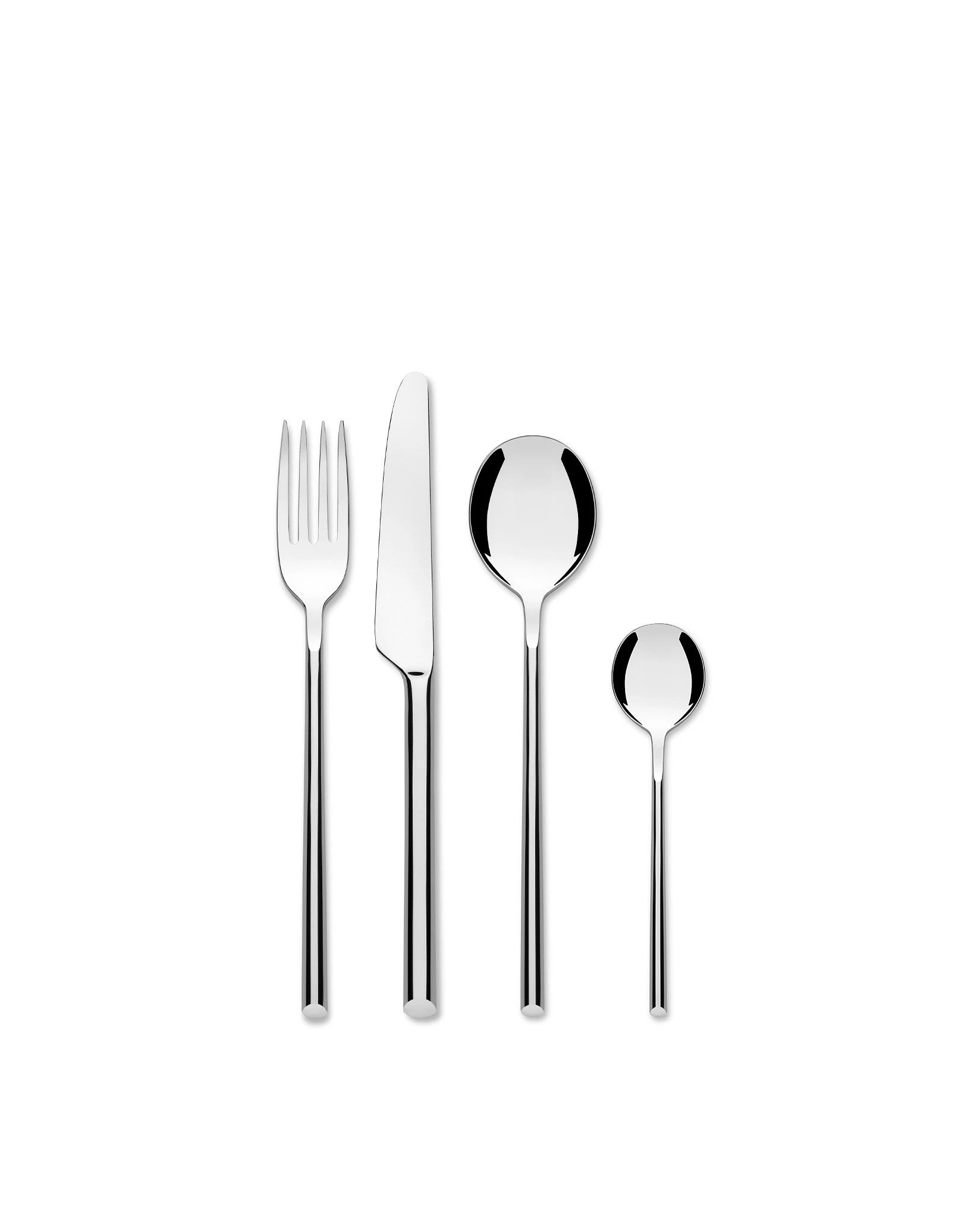 Alessi Clivo 24-Piece Cutlery Set, Silver